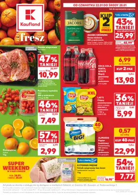 Kaufland - gazetka promocyjna Oferta Kaufland  do środy 28.01