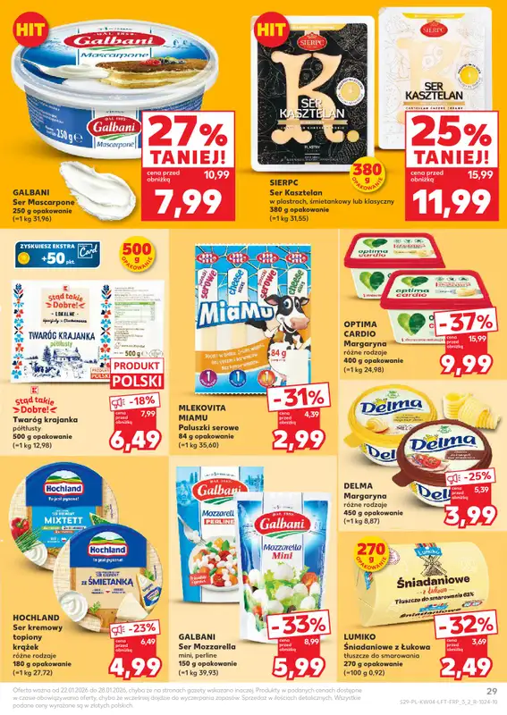 Kaufland - gazetka promocyjna Oferta Kaufland  do środy 28.01 - strona 29