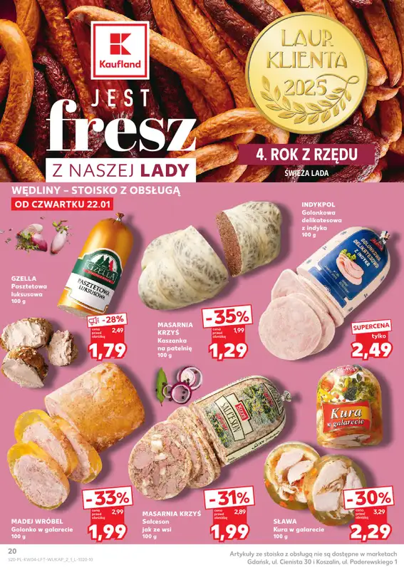 Kaufland - gazetka promocyjna Oferta Kaufland  do środy 28.01 - strona 20