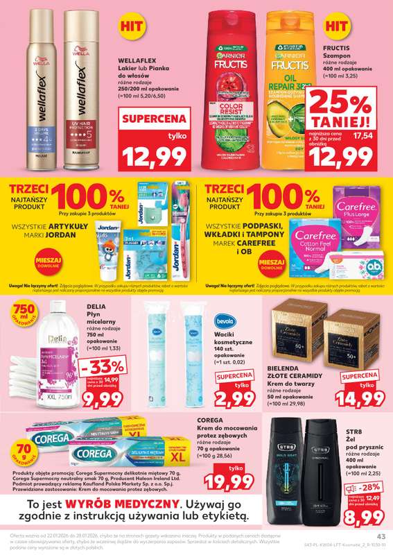 Kaufland - gazetka promocyjna Oferta Kaufland  do środy 28.01 - strona 43