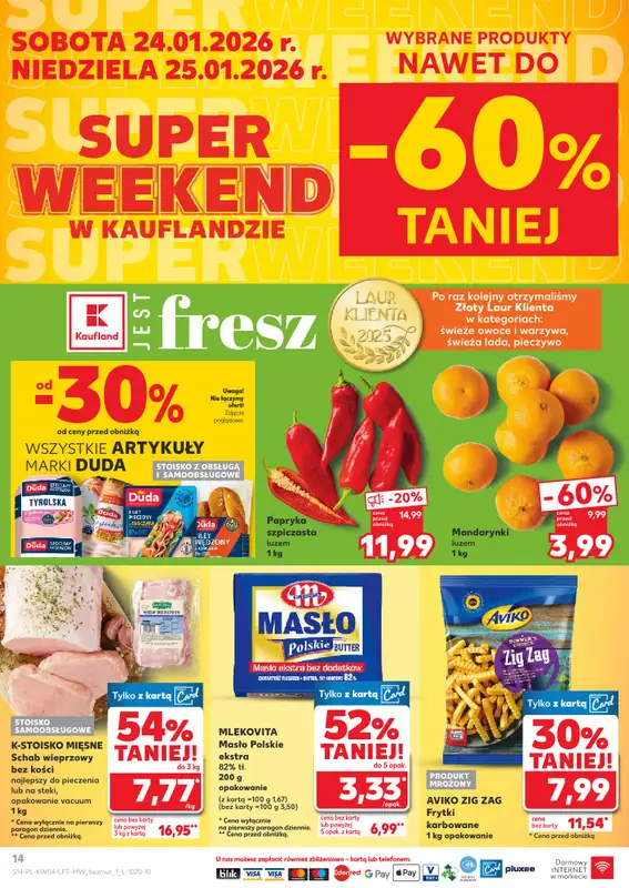 Kaufland - gazetka promocyjna Oferta Kaufland  do środy 28.01 - strona 14