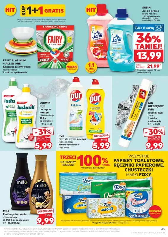 Kaufland - gazetka promocyjna Oferta Kaufland  do środy 28.01 - strona 45