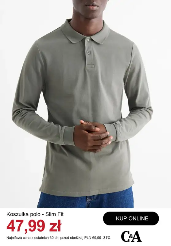 C&A - gazetka promocyjna Do -50% na odzież męską od wtorku 20.01  - strona 7