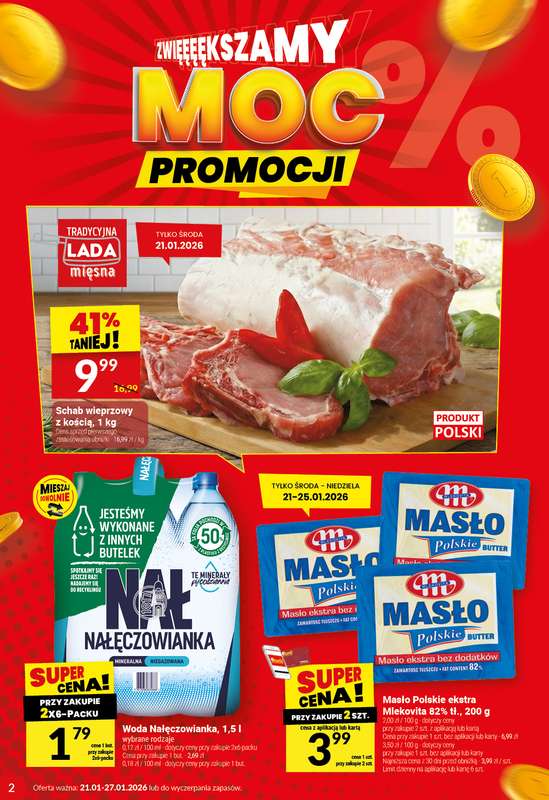 Twój Market - gazetka promocyjna Gazetka od środy 21.01 do wtorku 27.01 - strona 2