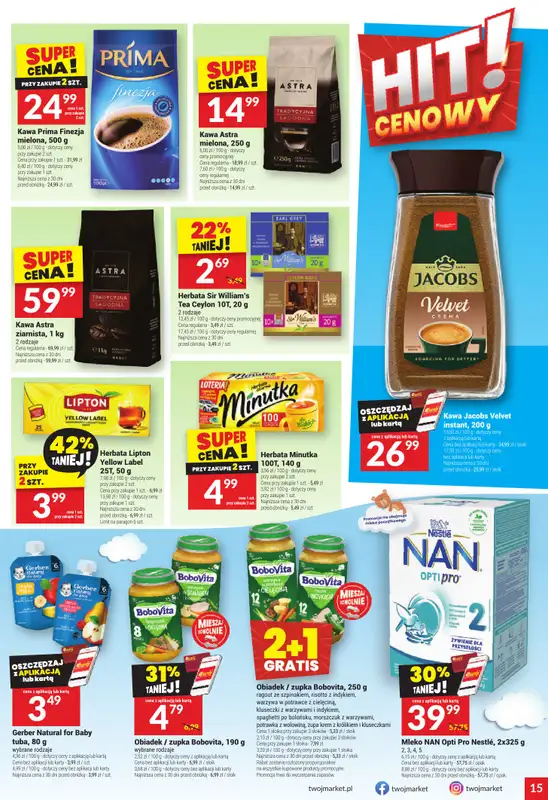 Twój Market - gazetka promocyjna Gazetka od środy 21.01 do wtorku 27.01 - strona 15