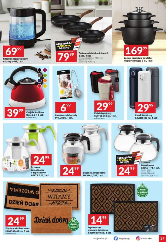 Twój Market - gazetka promocyjna Gazetka od środy 21.01 do wtorku 27.01 - strona 27