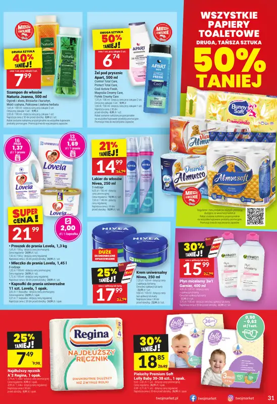 Twój Market - gazetka promocyjna Gazetka od środy 21.01 do wtorku 27.01 - strona 31