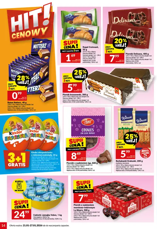 Twój Market - gazetka promocyjna Gazetka od środy 21.01 do wtorku 27.01 - strona 14