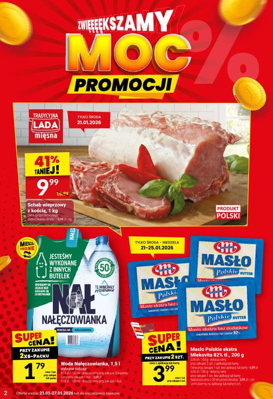 Twój Market - gazetka promocyjna Gazetka od środy 21.01 do wtorku 27.01 - strona 2