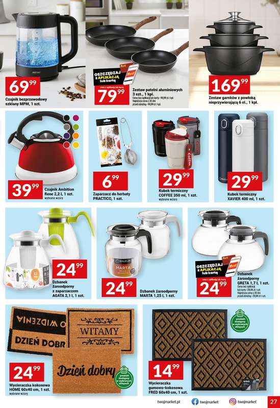 Twój Market - gazetka promocyjna Gazetka od środy 21.01 do wtorku 27.01 - strona 27