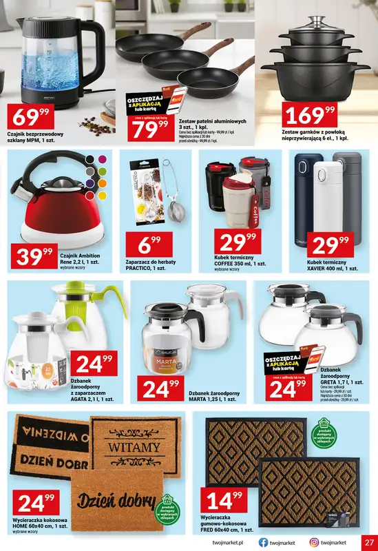 Twój Market - gazetka promocyjna Gazetka od środy 21.01 do wtorku 27.01 - strona 27