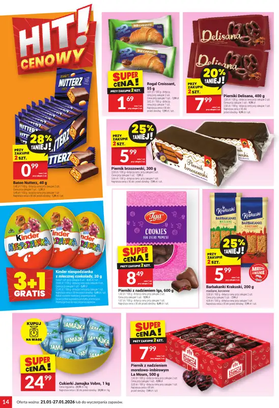 Twój Market - gazetka promocyjna Gazetka od środy 21.01 do wtorku 27.01 - strona 14