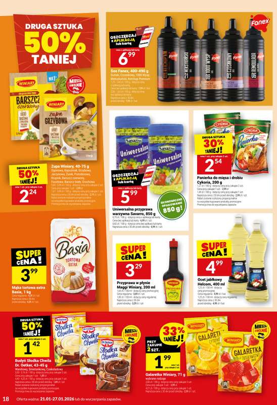 Twój Market - gazetka promocyjna Gazetka od środy 21.01 do wtorku 27.01 - strona 18