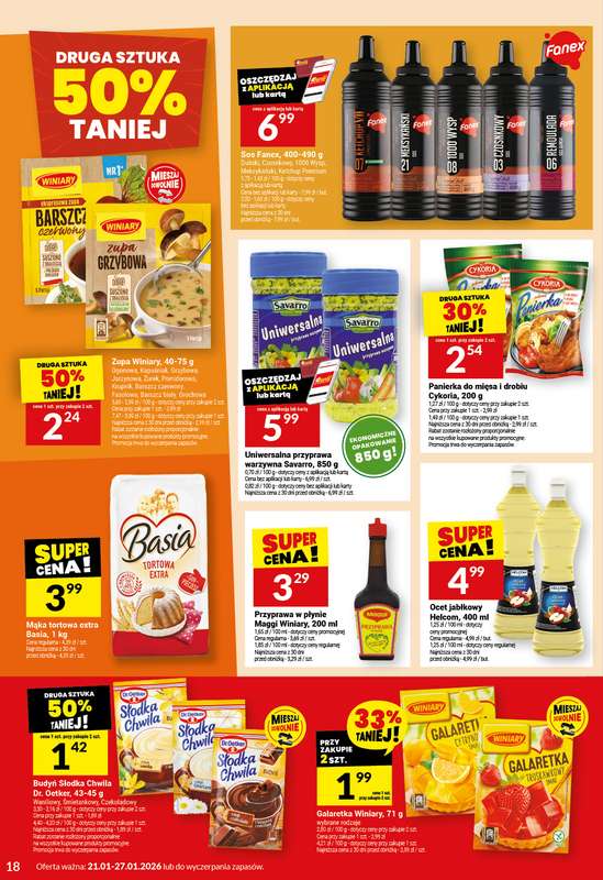 Twój Market - gazetka promocyjna Gazetka od środy 21.01 do wtorku 27.01 - strona 18
