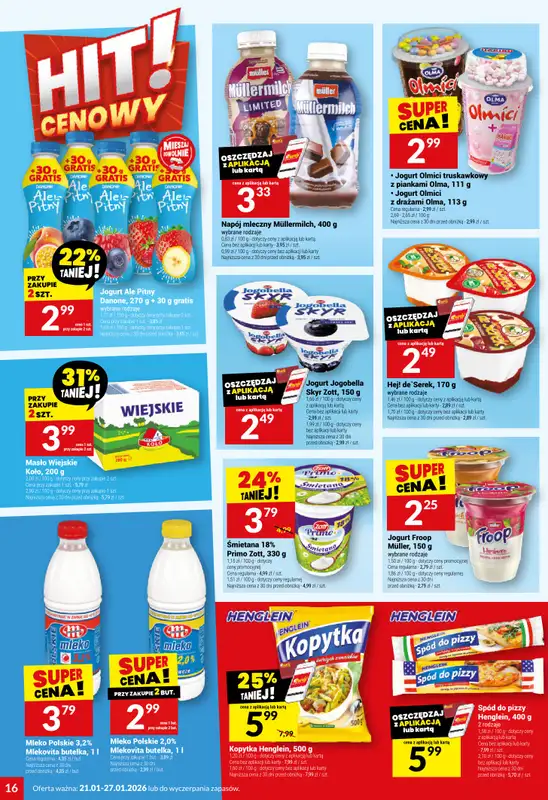 Twój Market - gazetka promocyjna Gazetka od środy 21.01 do wtorku 27.01 - strona 16