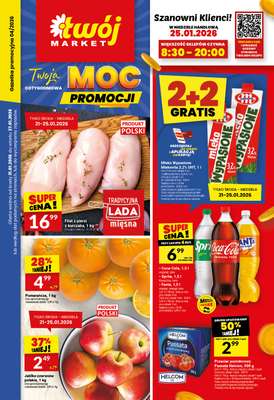 Twój Market - gazetka promocyjna Gazetka od środy 21.01 do wtorku 27.01