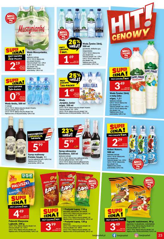 Twój Market - gazetka promocyjna Gazetka od środy 21.01 do wtorku 27.01 - strona 23