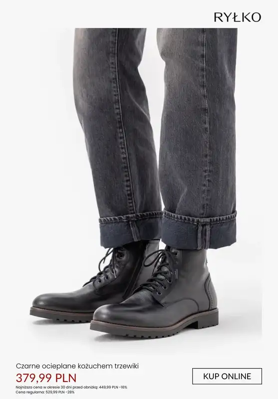 Ryłko - gazetka promocyjna Trzewiki męskie - PROMOCJE od wtorku 20.01  - strona 8