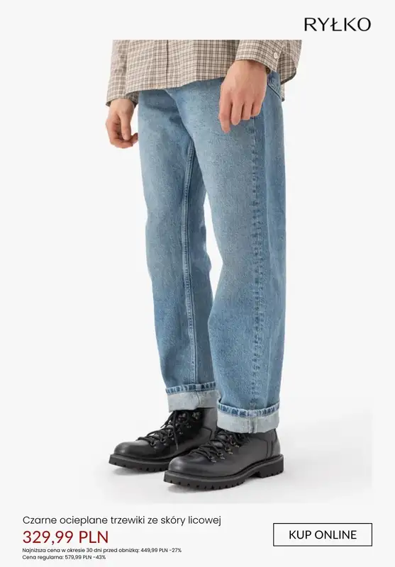 Ryłko - gazetka promocyjna Trzewiki męskie - PROMOCJE od wtorku 20.01  - strona 7