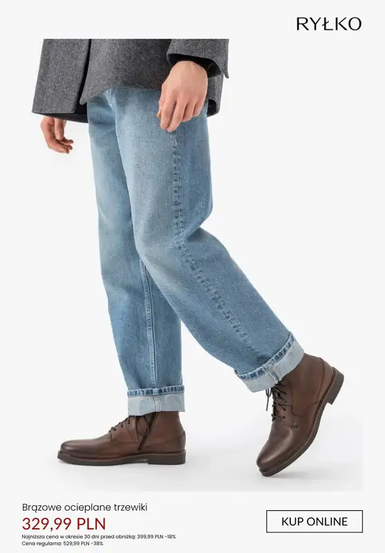 Ryłko - gazetka promocyjna Trzewiki męskie - PROMOCJE od wtorku 20.01  - strona 9