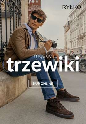 Ryłko - gazetka promocyjna Trzewiki męskie - PROMOCJE od wtorku 20.01 