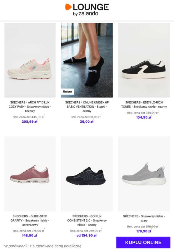 Lounge by Zalando - gazetka promocyjna Specjalne okazje: Skechers od wtorku 20.01 do piątku 23.01 - strona 8