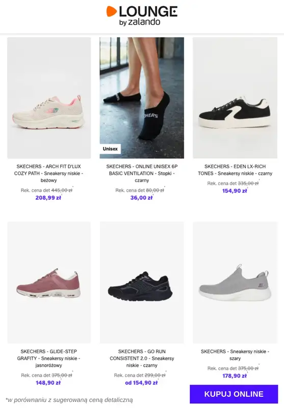 Lounge by Zalando - gazetka promocyjna Specjalne okazje: Skechers od wtorku 20.01 do piątku 23.01 - strona 8