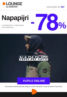 Lounge by Zalando - gazetka promocyjna Do -78% Napapijri od wtorku 20.01 do piątku 23.01