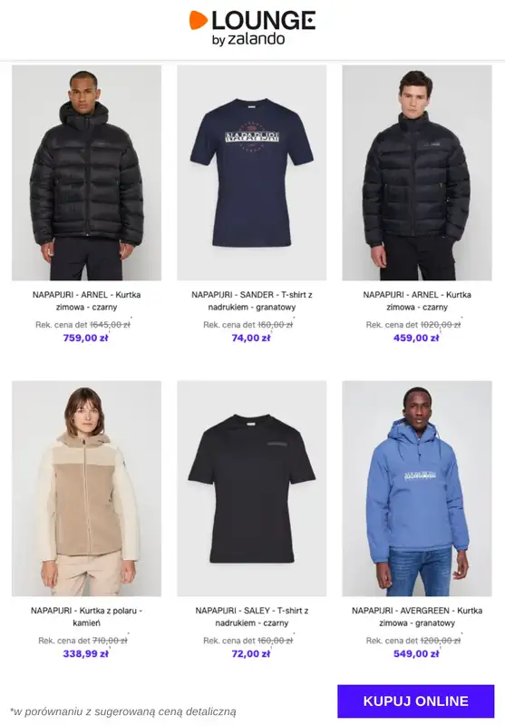 Lounge by Zalando - gazetka promocyjna Do -78% Napapijri od wtorku 20.01 do piątku 23.01 - strona 3