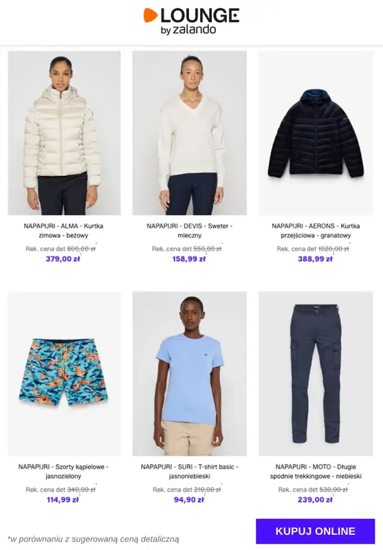 Lounge by Zalando - gazetka promocyjna Do -78% Napapijri od wtorku 20.01 do piątku 23.01 - strona 8