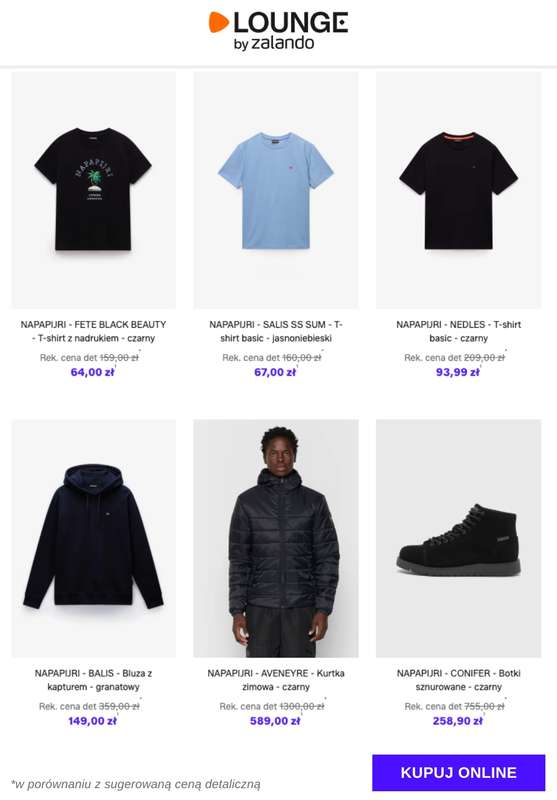 Lounge by Zalando - gazetka promocyjna Do -78% Napapijri od wtorku 20.01 do piątku 23.01 - strona 9
