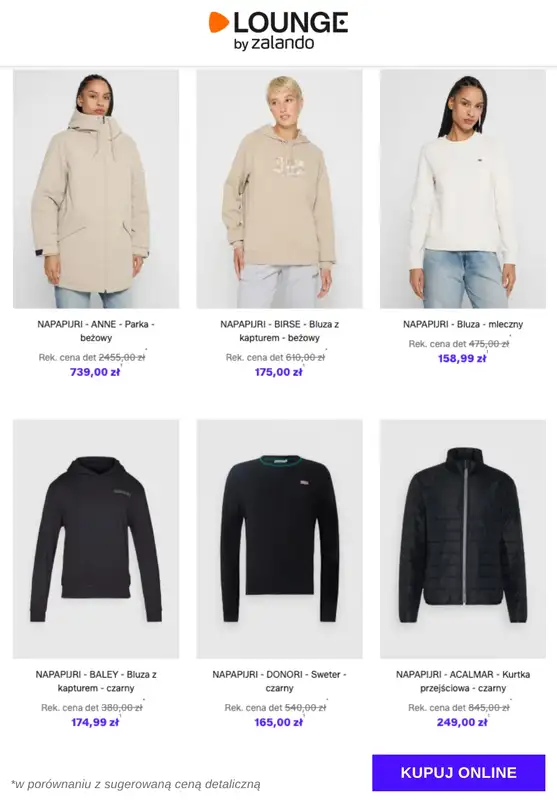 Lounge by Zalando - gazetka promocyjna Do -78% Napapijri od wtorku 20.01 do piątku 23.01 - strona 11