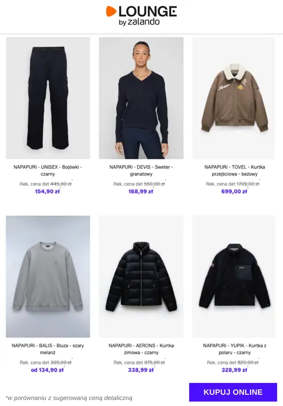 Lounge by Zalando - gazetka promocyjna Do -78% Napapijri od wtorku 20.01 do piątku 23.01 - strona 6