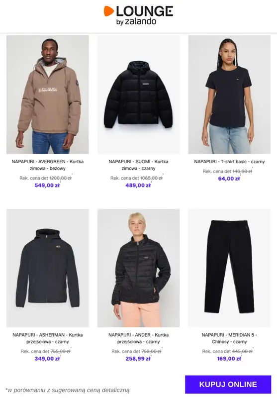 Lounge by Zalando - gazetka promocyjna Do -78% Napapijri od wtorku 20.01 do piątku 23.01 - strona 4