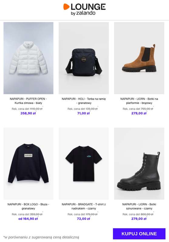 Lounge by Zalando - gazetka promocyjna Do -78% Napapijri od wtorku 20.01 do piątku 23.01 - strona 10