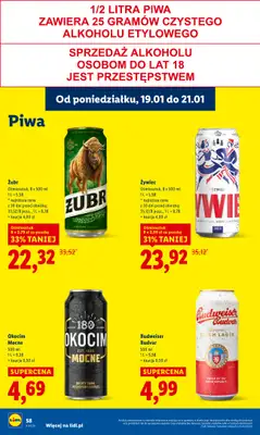 Lidl - gazetka promocyjna Oferta od poniedziałku od poniedziałku 19.01 do środy 21.01 - strona 58