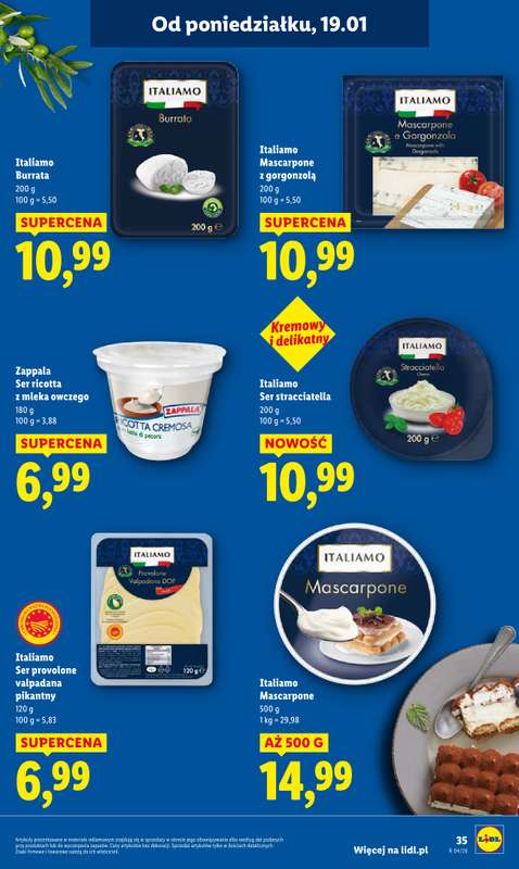 Lidl - gazetka promocyjna Oferta od poniedziałku od poniedziałku 19.01 do środy 21.01 - strona 35