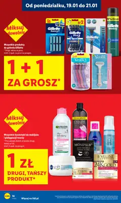 Lidl - gazetka promocyjna Oferta od poniedziałku od poniedziałku 19.01 do środy 21.01 - strona 14