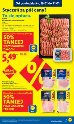 Lidl - gazetka promocyjna Oferta od poniedziałku od poniedziałku 19.01 do środy 21.01 - strona 5