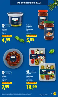 Lidl - gazetka promocyjna Oferta od poniedziałku od poniedziałku 19.01 do środy 21.01 - strona 29