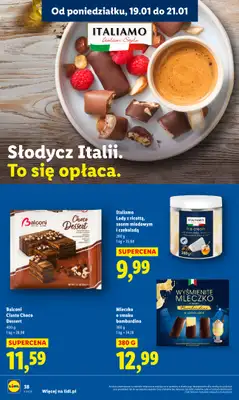 Lidl - gazetka promocyjna Oferta od poniedziałku od poniedziałku 19.01 do środy 21.01 - strona 38