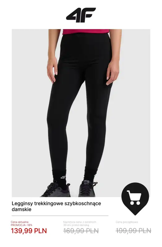 4F - gazetka promocyjna Zimowy trekking do -50% od wtorku 20.01  - strona 3