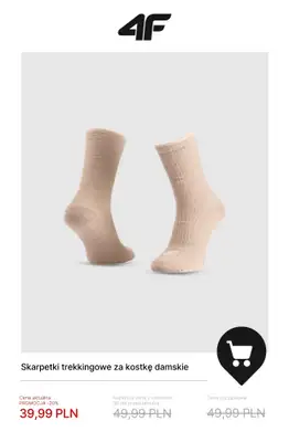 4F - gazetka promocyjna Zimowy trekking do -50% od wtorku 20.01  - strona 6