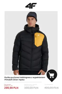 4F - gazetka promocyjna Zimowy trekking do -50% od wtorku 20.01  - strona 4