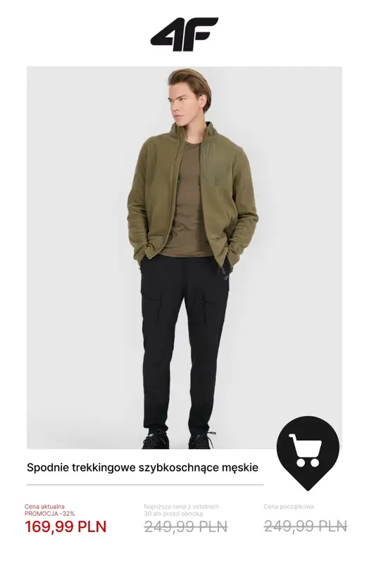4F - gazetka promocyjna Zimowy trekking do -50% od wtorku 20.01  - strona 5