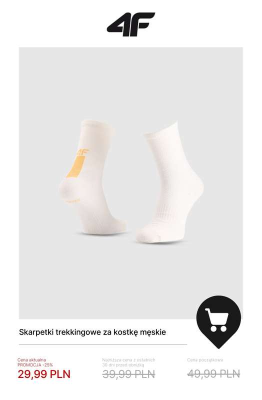 4F - gazetka promocyjna Zimowy trekking do -50% od wtorku 20.01  - strona 9