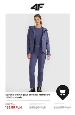 4F - gazetka promocyjna Zimowy trekking do -50% od wtorku 20.01  - strona 11