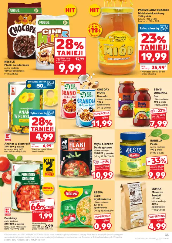 Kaufland - gazetka promocyjna Oferta Kaufland  do środy 28.01 - strona 33