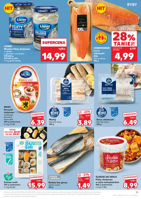 Kaufland - gazetka promocyjna Oferta Kaufland  do środy 28.01 - strona 31