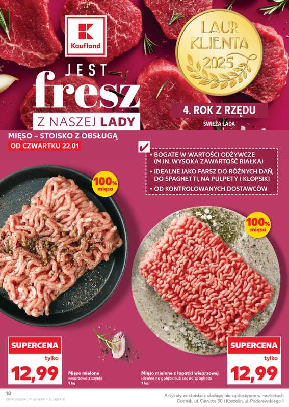 Kaufland - gazetka promocyjna Oferta Kaufland  do środy 28.01 - strona 18